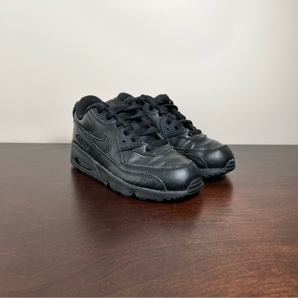 Nike Air Max 90 LTR Triple Black 833414-001 - Size 1Y